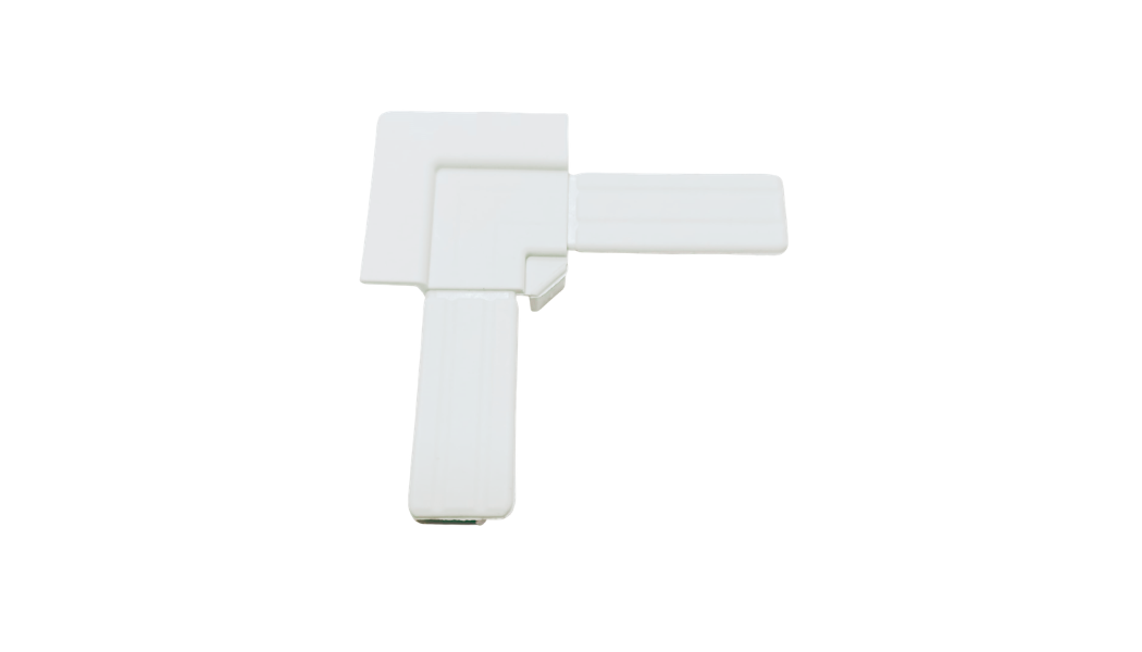 Plastový roh vnější pro profil P 25x10 mm s límcem