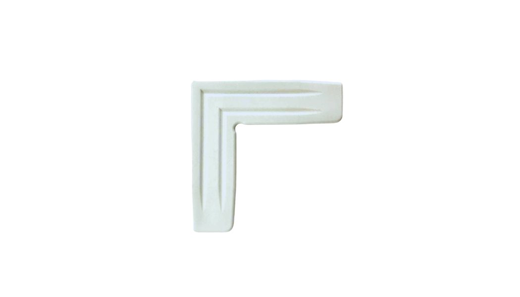 Plastový roh vnitřní pro profil P 25x10 mm s límcem